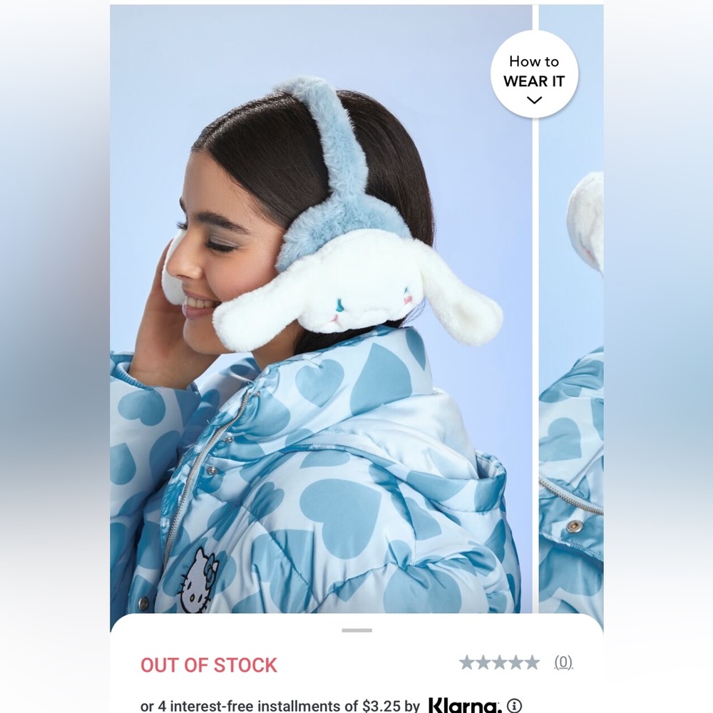 Cinnamoroll earmuffs